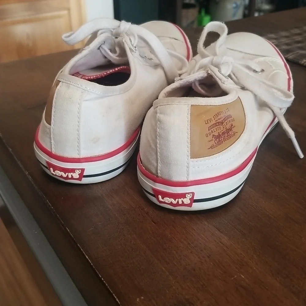 LEVI'S Canvas Sneakers Womens Size 7 LEVI'S Logo Tag